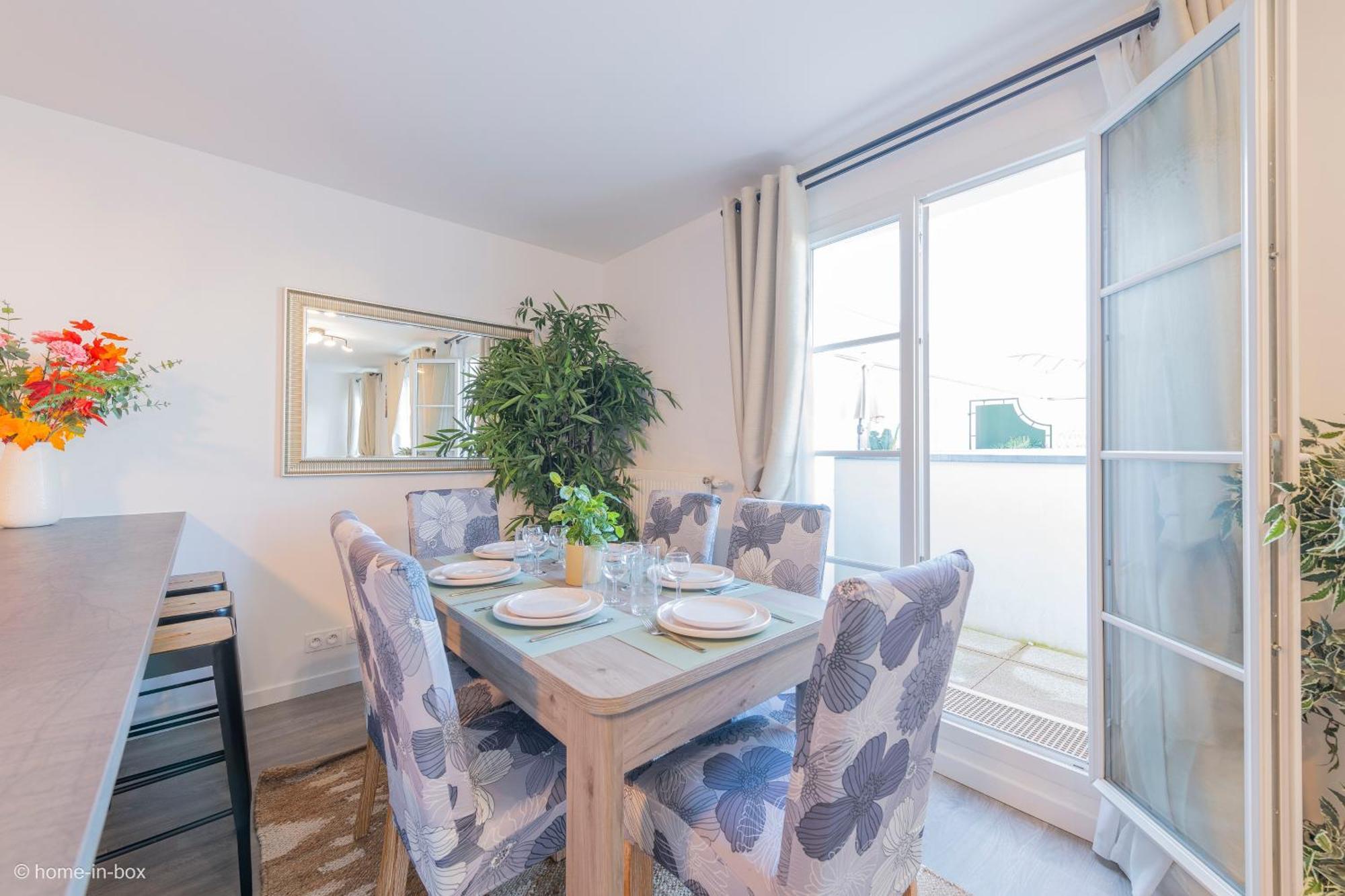 Le Cartier Appt F3, 7Mn Disneyland, Parking,Terrace Serris Esterno foto