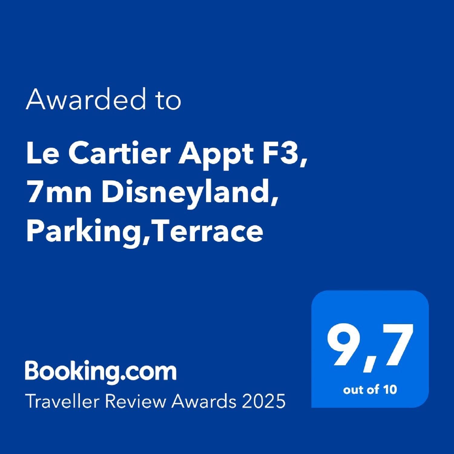 Le Cartier Appt F3, 7Mn Disneyland, Parking,Terrace Serris Esterno foto
